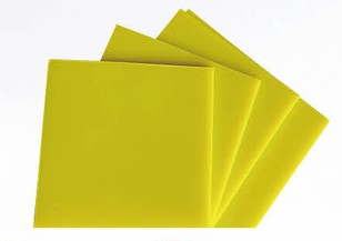 FR-4 / EPGC202 Epoxy Glass Laminate (Yellow) – factory direct insulation board