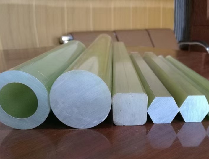 Coloured engineering plastic rods POM PA
