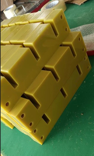 Yellow moulded insulation tooling fixture